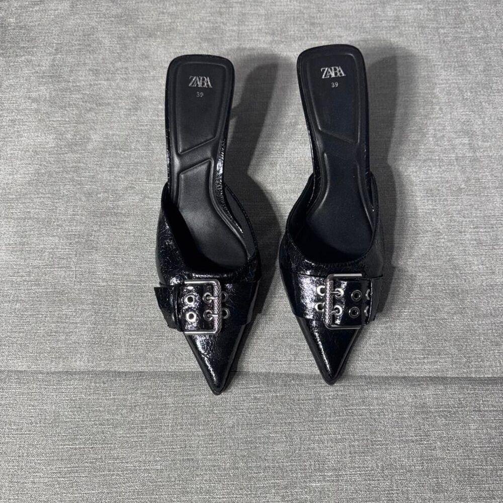 Zara Women's Black Mules